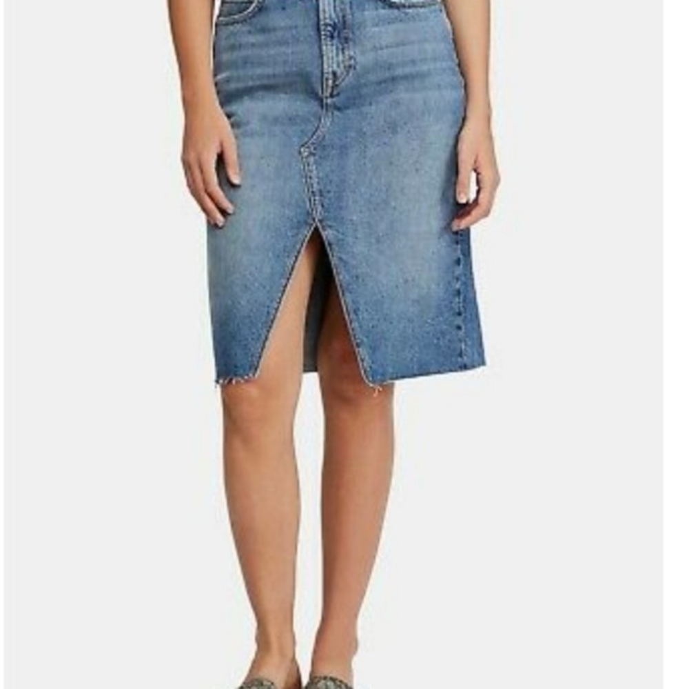 Free people denim skirt size 8